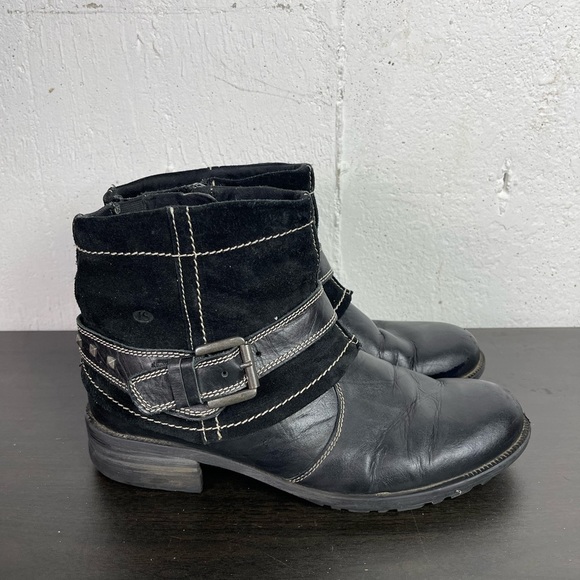 Josef Seibel leather/suede Leather ankle boot size 41 - Picture 4 of 9